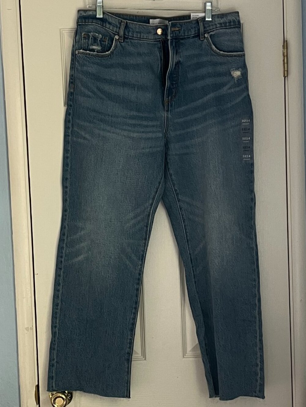 LOFT The Straight High Rise Jeans